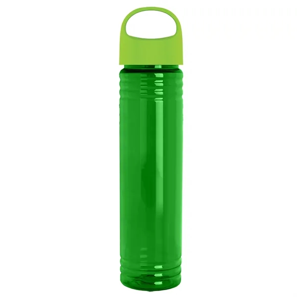 32 oz. Transparent Bottle with Oval Crest lid. Slim Cylinder Design... from ASI 40480 Koozie Group