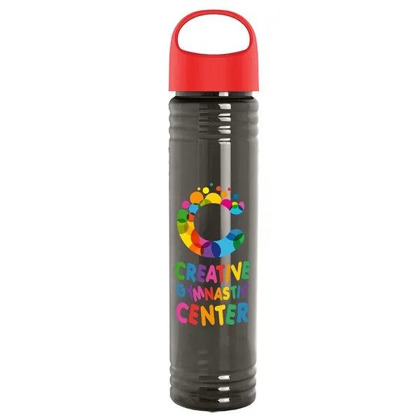 32 oz. Transparent Bottle with Oval Crest lid. Slim Cylinder Design... from ASI 40480 Koozie Group