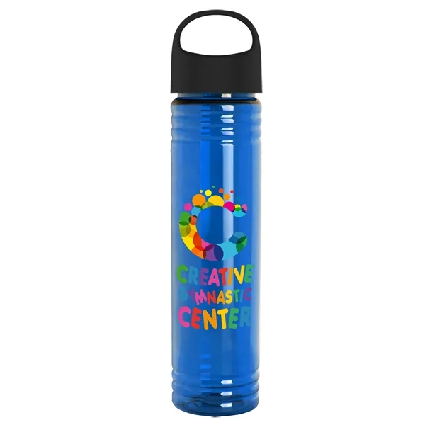 32 oz. Transparent Bottle with Oval Crest lid. Slim Cylinder Design... from ASI 40480 Koozie Group