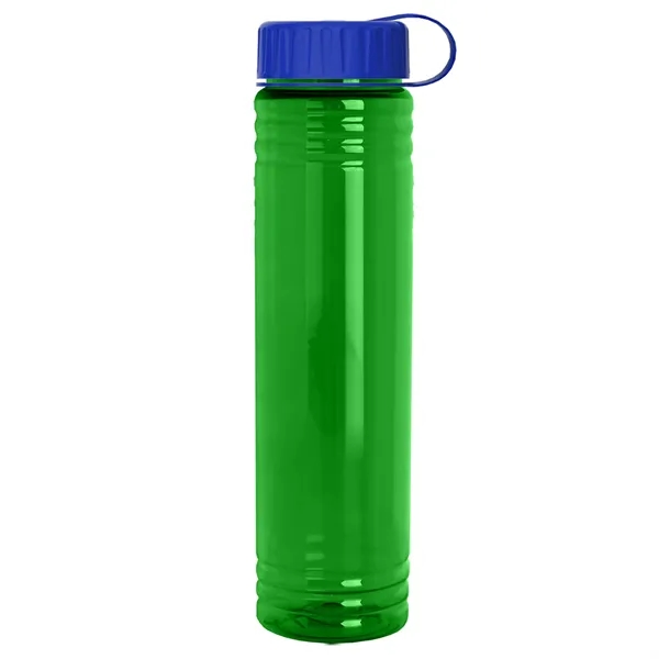 Slim Cylinder Design. 32 oz Transparent Sport Bottles with Tethered Lid.... from ASI 40480 Koozie Group