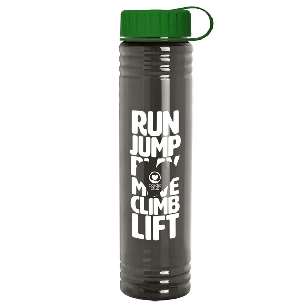 Slim Cylinder Design. 32 oz Transparent Sport Bottles with Tethered Lid.... from ASI 40480 Koozie Group