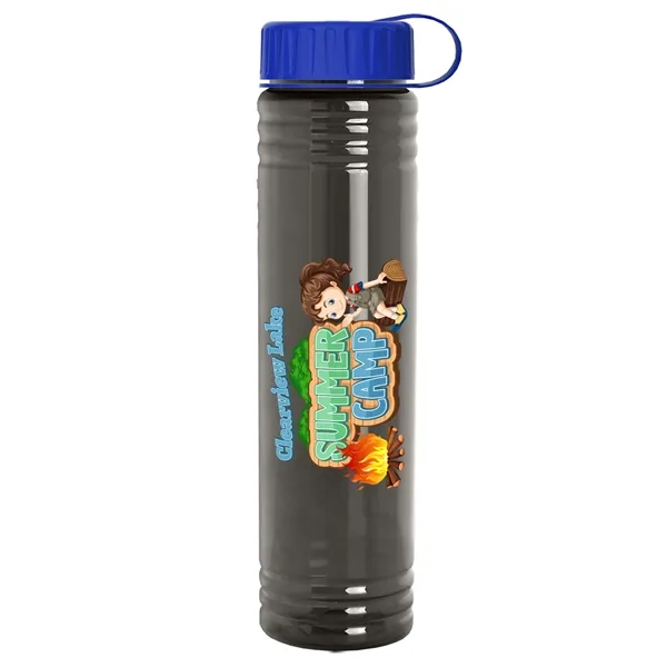 Slim Cylinder Design. 32 oz Transparent Sport Bottles with Tethered Lid.... from ASI 40480 Koozie Group