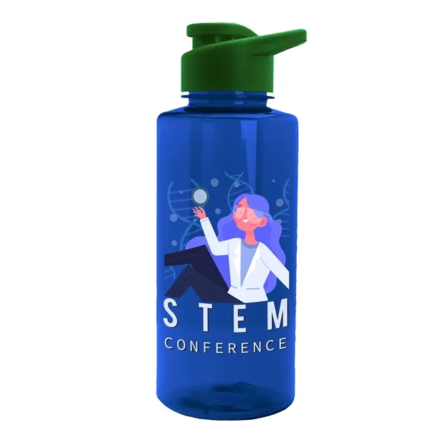 Mountaineer 36 oz. Sports Bottle with Drink-Thru Lid. Molded with food-safe,... from ASI 40480 Koozie Group