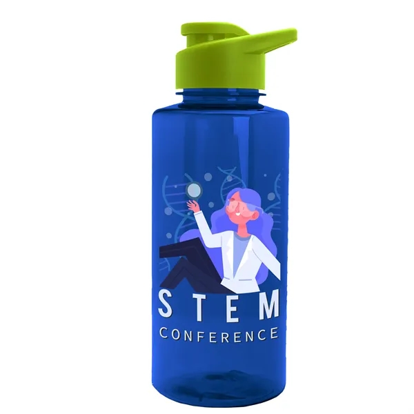 Mountaineer 36 oz. Sports Bottle with Drink-Thru Lid. Molded with food-safe,... from ASI 40480 Koozie Group