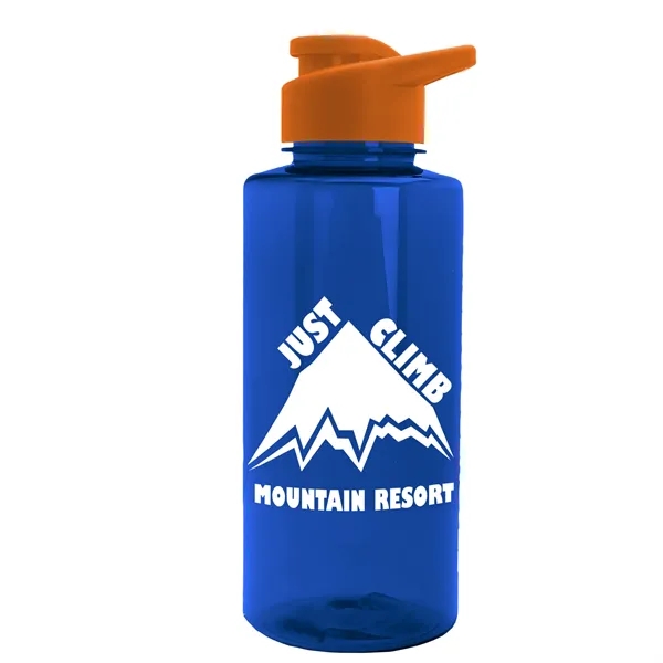Mountaineer 36 oz. Sports Bottle with Drink-Thru Lid. Molded with food-safe,... from ASI 40480 Koozie Group