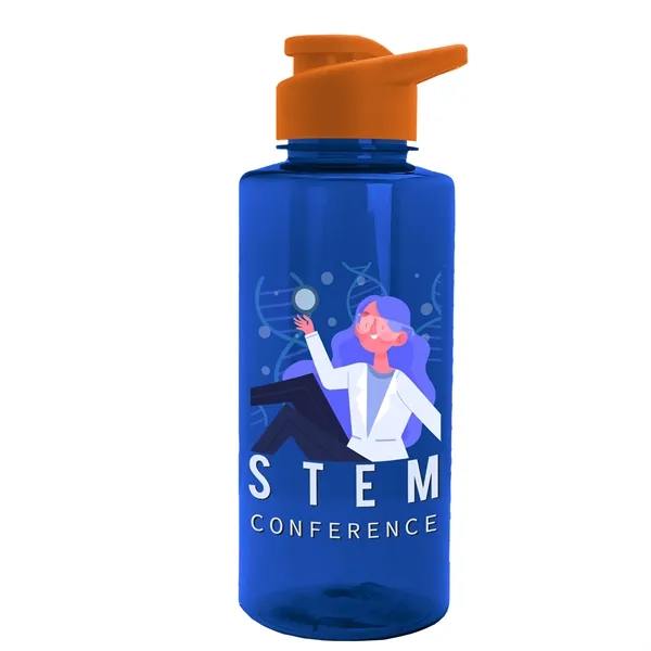 Mountaineer 36 oz. Sports Bottle with Drink-Thru Lid. Molded with food-safe,... from ASI 40480 Koozie Group