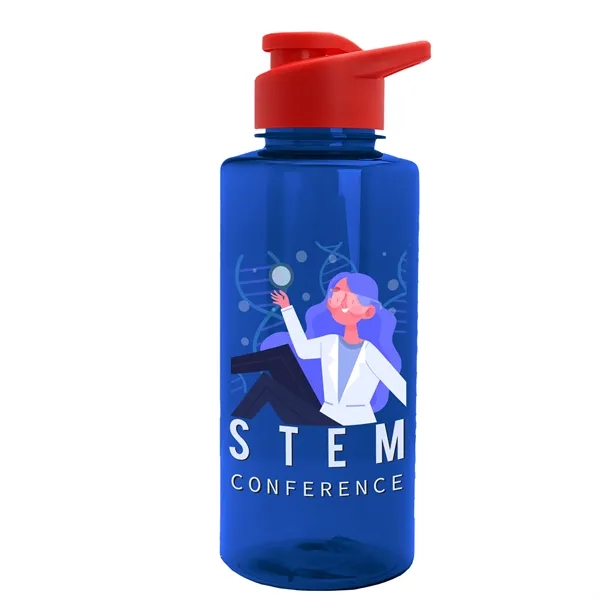 Mountaineer 36 oz. Sports Bottle with Drink-Thru Lid. Molded with food-safe,... from ASI 40480 Koozie Group