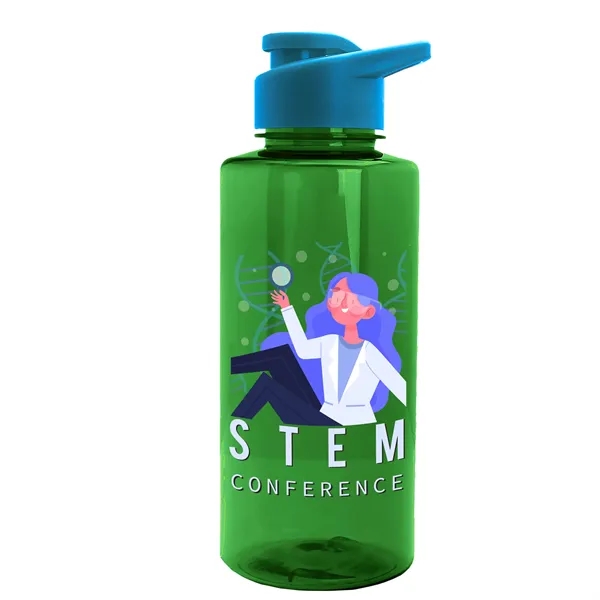 Mountaineer 36 oz. Sports Bottle with Drink-Thru Lid. Molded with food-safe,... from ASI 40480 Koozie Group