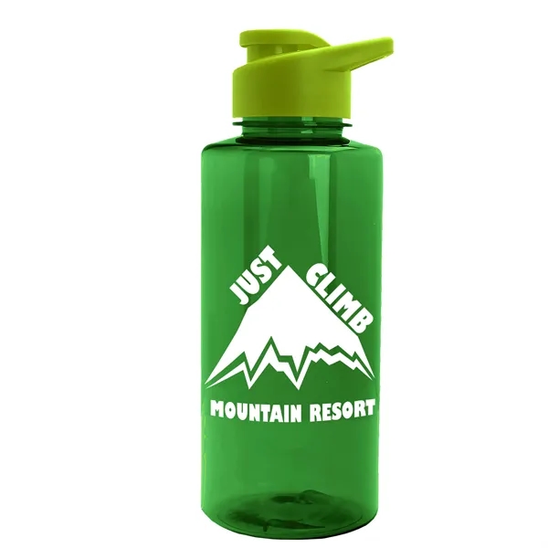 Mountaineer 36 oz. Sports Bottle with Drink-Thru Lid. Molded with food-safe,... from ASI 40480 Koozie Group