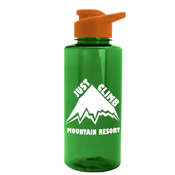 Mountaineer 36 oz. Sports Bottle with Drink-Thru Lid. Molded with food-safe,... from ASI 40480 Koozie Group