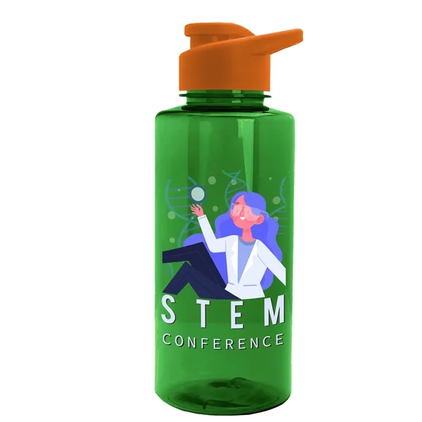 Mountaineer 36 oz. Sports Bottle with Drink-Thru Lid. Molded with food-safe,... from ASI 40480 Koozie Group