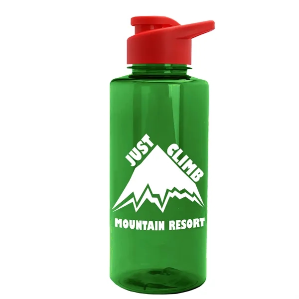 Mountaineer 36 oz. Sports Bottle with Drink-Thru Lid. Molded with food-safe,... from ASI 40480 Koozie Group