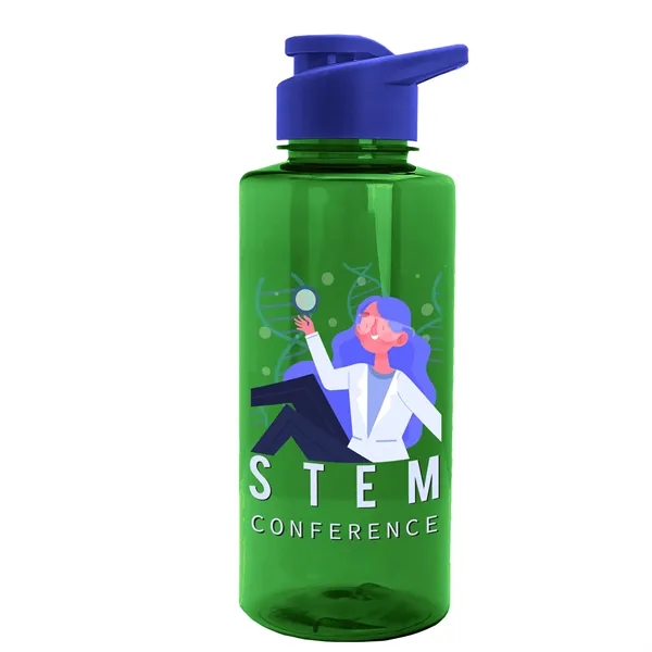 Mountaineer 36 oz. Sports Bottle with Drink-Thru Lid. Molded with food-safe,... from ASI 40480 Koozie Group