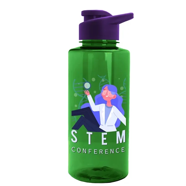 Mountaineer 36 oz. Sports Bottle with Drink-Thru Lid. Molded with food-safe,... from ASI 40480 Koozie Group