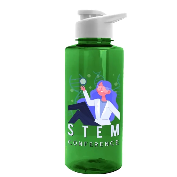 Mountaineer 36 oz. Sports Bottle with Drink-Thru Lid. Molded with food-safe,... from ASI 40480 Koozie Group