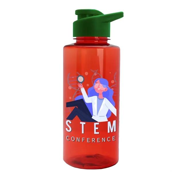 Mountaineer 36 oz. Sports Bottle with Drink-Thru Lid. Molded with food-safe,... from ASI 40480 Koozie Group