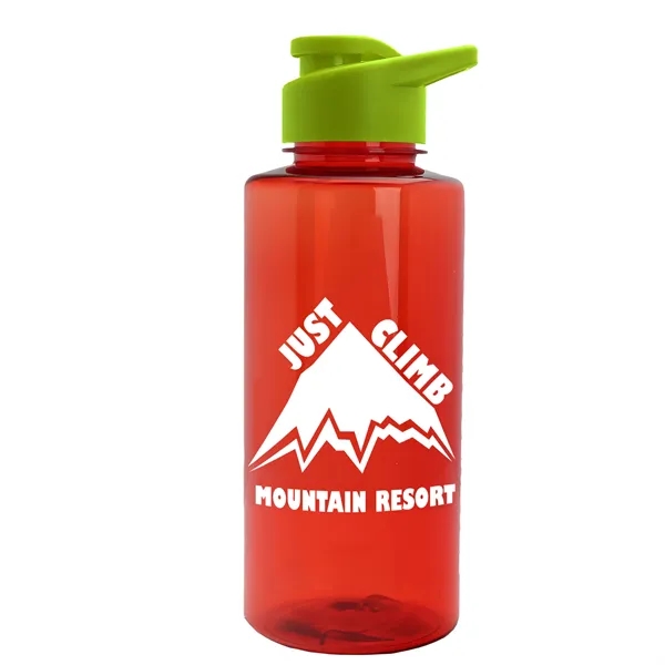 Mountaineer 36 oz. Sports Bottle with Drink-Thru Lid. Molded with food-safe,... from ASI 40480 Koozie Group