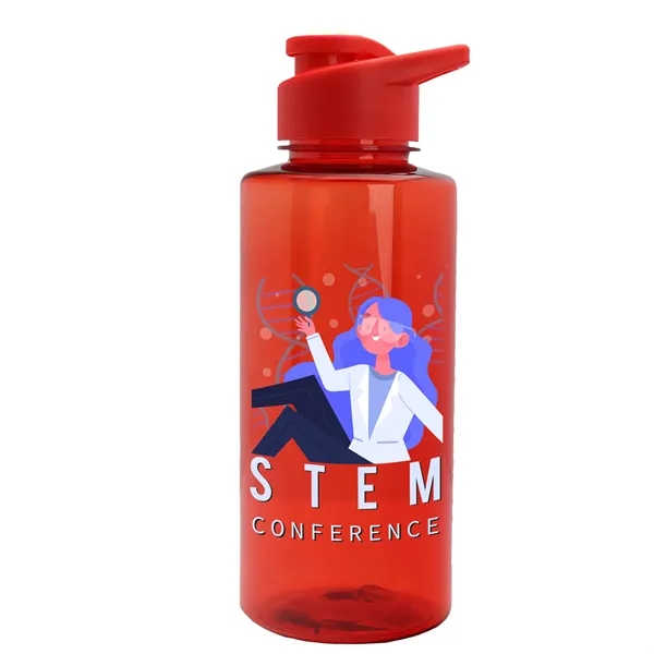 Mountaineer 36 oz. Sports Bottle with Drink-Thru Lid. Molded with food-safe,... from ASI 40480 Koozie Group