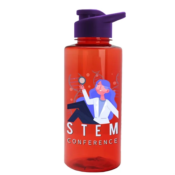 Mountaineer 36 oz. Sports Bottle with Drink-Thru Lid. Molded with food-safe,... from ASI 40480 Koozie Group