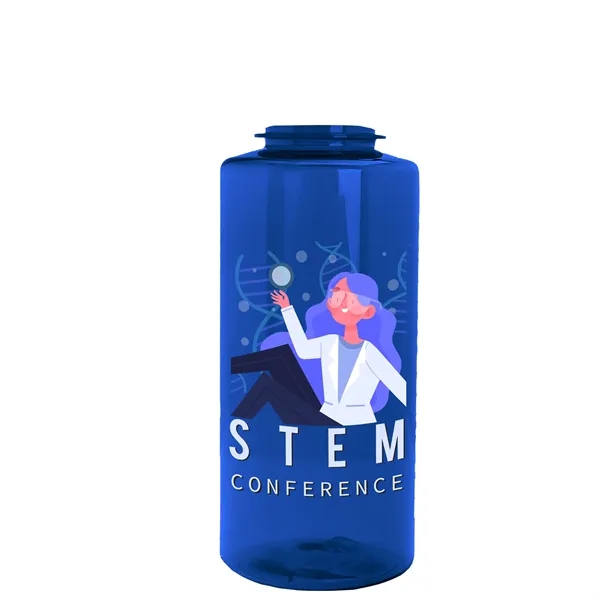 Mountaineer 36 oz. Sports Bottle with Drink-Thru Lid. Molded with food-safe,... from ASI 40480 Koozie Group