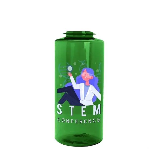 Mountaineer 36 oz. Sports Bottle with Drink-Thru Lid. Molded with food-safe,... from ASI 40480 Koozie Group