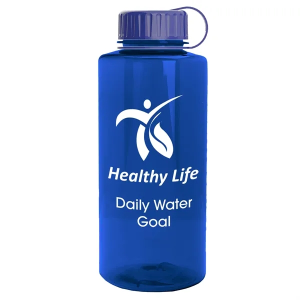 Tritan™ ReNew Reusable 36 oz. Sports bottles with Tethered lid. Made... from ASI 40480 Koozie Group