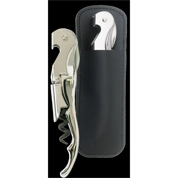 Waiter's corkscrew that features a contoured steel handle and non-serrated knife... from ASI 55450 Franmara Inc