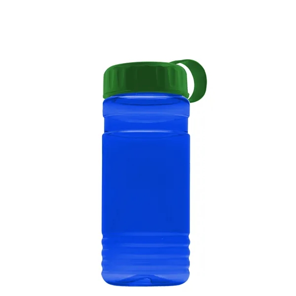 Big Grip 20 oz. Transparent Bottle - Tethered Lid... from ASI 40480 Koozie Group
