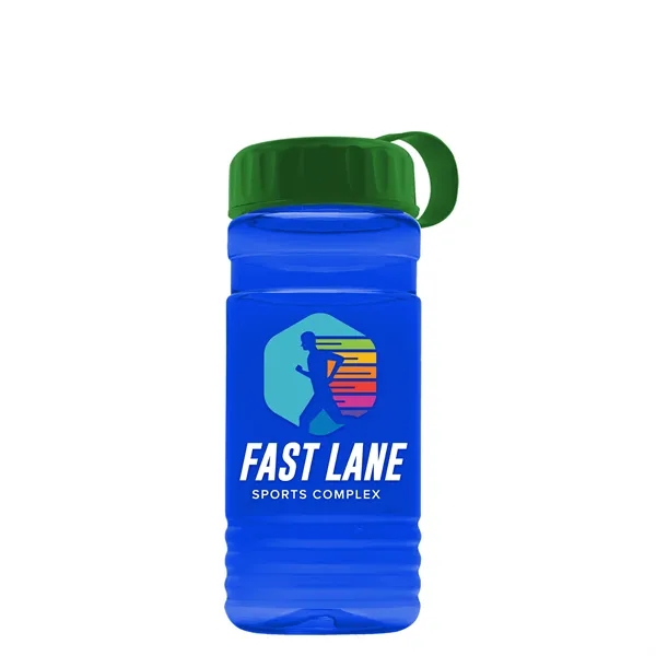 Big Grip 20 oz. Transparent Bottle - Tethered Lid... from ASI 40480 Koozie Group