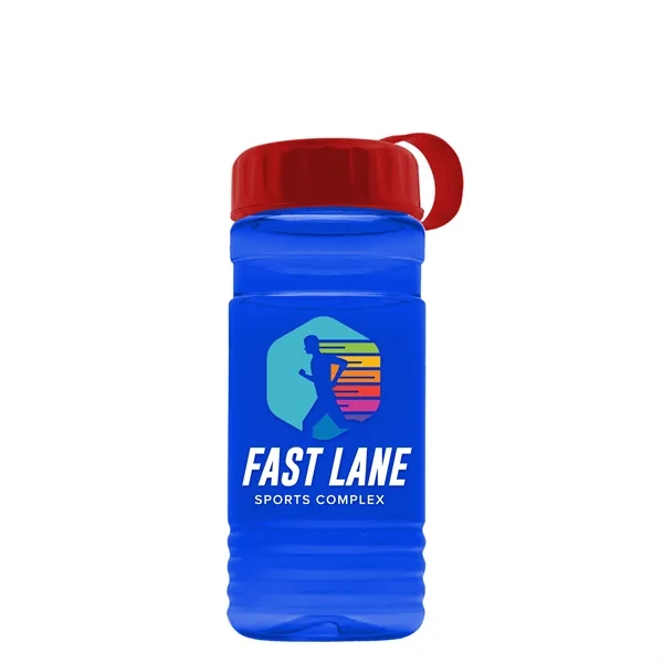 Big Grip 20 oz. Transparent Bottle - Tethered Lid... from ASI 40480 Koozie Group