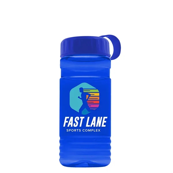 Big Grip 20 oz. Transparent Bottle - Tethered Lid... from ASI 40480 Koozie Group