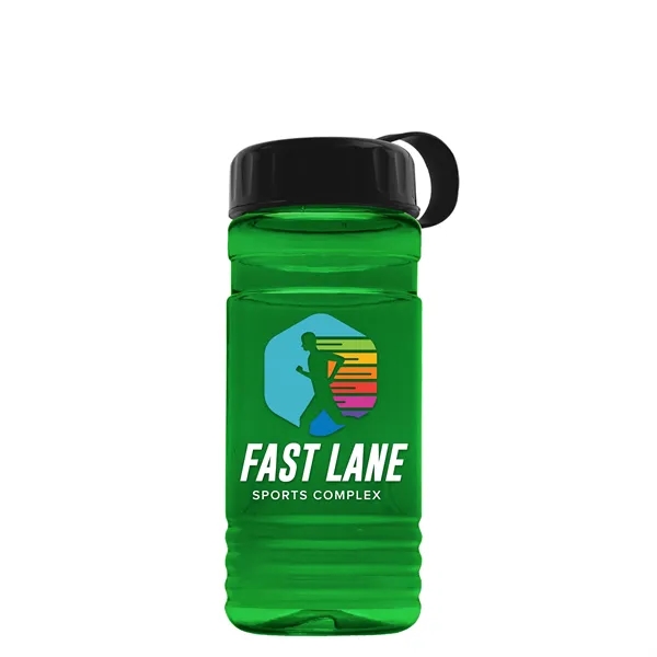 Big Grip 20 oz. Transparent Bottle - Tethered Lid... from ASI 40480 Koozie Group