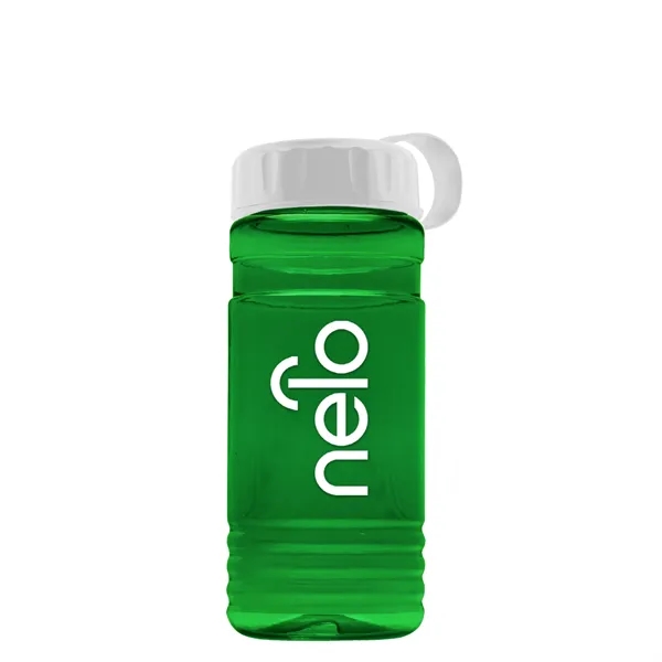 Big Grip 20 oz. Transparent Bottle - Tethered Lid... from ASI 40480 Koozie Group