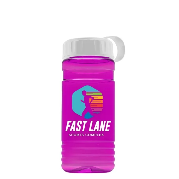 Big Grip 20 oz. Transparent Bottle - Tethered Lid... from ASI 40480 Koozie Group