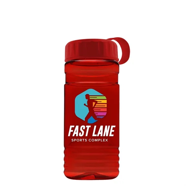 Big Grip 20 oz. Transparent Bottle - Tethered Lid... from ASI 40480 Koozie Group