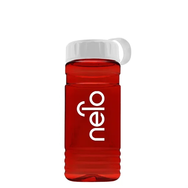 Big Grip 20 oz. Transparent Bottle - Tethered Lid... from ASI 40480 Koozie Group