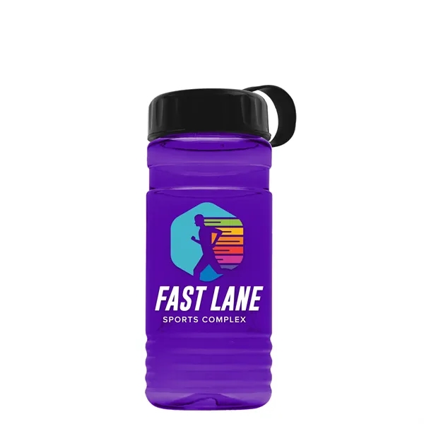 Big Grip 20 oz. Transparent Bottle - Tethered Lid... from ASI 40480 Koozie Group