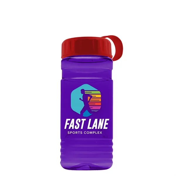 Big Grip 20 oz. Transparent Bottle - Tethered Lid... from ASI 40480 Koozie Group