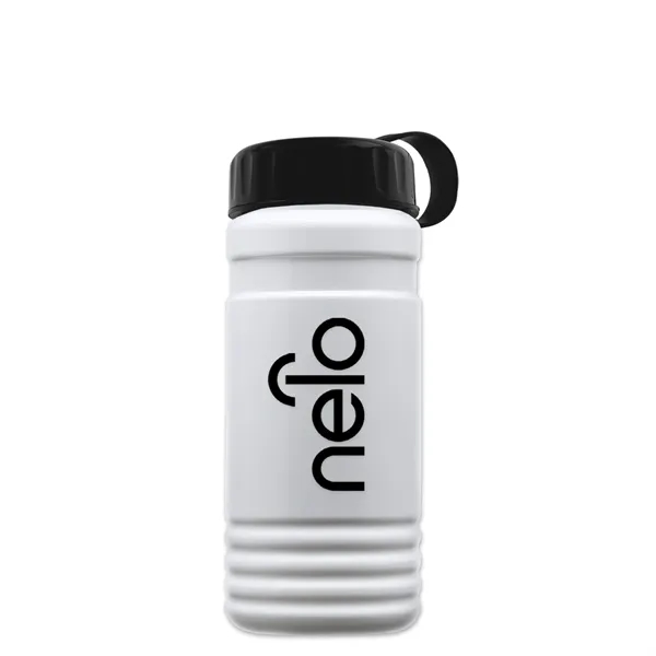 Big Grip 20 oz. Transparent Bottle - Tethered Lid... from ASI 40480 Koozie Group