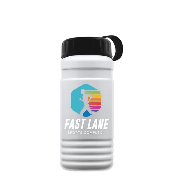 Big Grip 20 oz. Transparent Bottle - Tethered Lid... from ASI 40480 Koozie Group