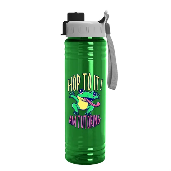 24 oz. Slim Fit UpCycle RPET Bottles with Quick Snap Lid... from ASI 40480 Koozie Group