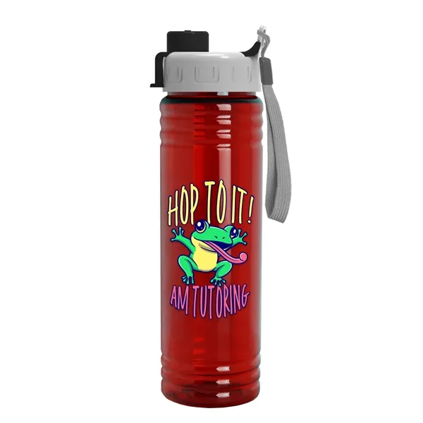 24 oz. Slim Fit UpCycle RPET Bottles with Quick Snap Lid... from ASI 40480 Koozie Group