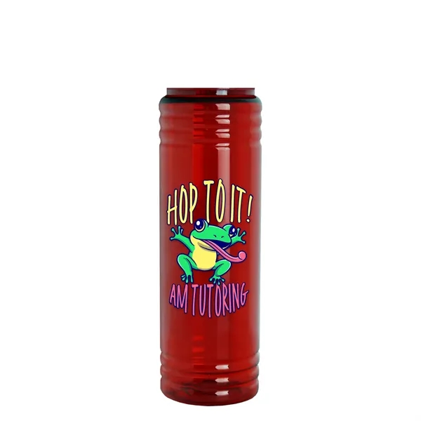 24 oz. Slim Fit UpCycle RPET Bottles with Quick Snap Lid... from ASI 40480 Koozie Group