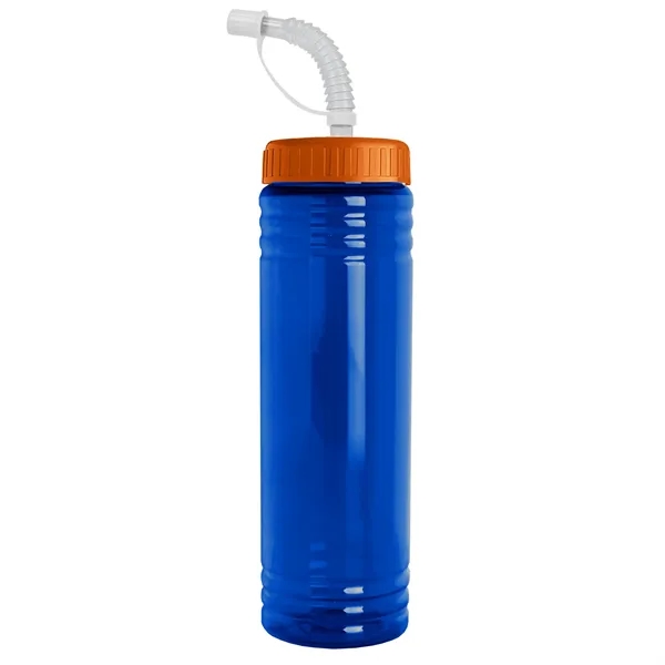 24 oz. Slim Fit UpCycle RPET Bottle with Straw Lid.... from ASI 40480 Koozie Group