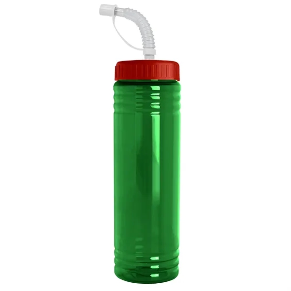 24 oz. Slim Fit UpCycle RPET Bottle with Straw Lid.... from ASI 40480 Koozie Group