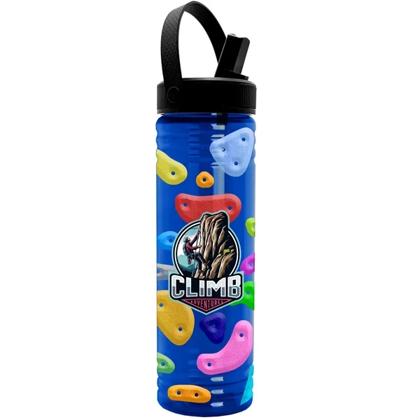 Garyline® Slim Fit RPET Bottle with Flip-Straw, Swivel-Ha...... from ASI 40480 Koozie Group