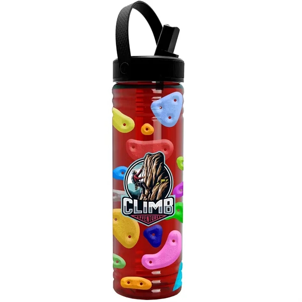 Garyline® Slim Fit RPET Bottle with Flip-Straw, Swivel-Ha...... from ASI 40480 Koozie Group