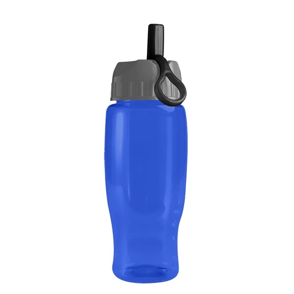 Garyline® Poly+ Recycled Bottle with Ring-Straw Lid - 27 oz.... from ASI 40480 Koozie Group