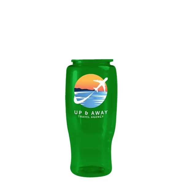 Garyline® Poly+ Recycled Bottle with Ring-Straw Lid - 27 oz.... from ASI 40480 Koozie Group