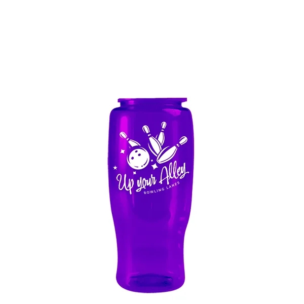 Garyline® Poly+ Recycled Bottle with Ring-Straw Lid - 27 oz.... from ASI 40480 Koozie Group